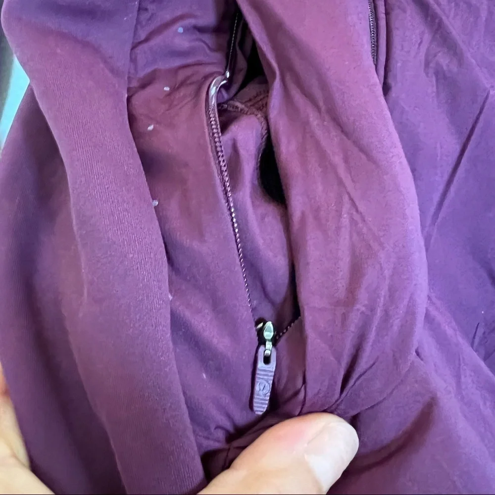 Lululemon- Run For Cold Jacket In Plum Size 4